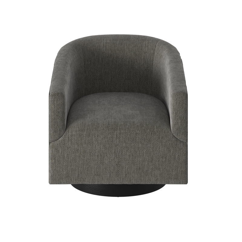 Méridienne pivotante gris anthracite - Base en bois stylisée Sinous No Sag Springs en tissu facile à nettoyer