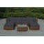 Ensemble de conversation en osier pour 4 personnes avec coussins Billyjo Wicker-29178804-95356270