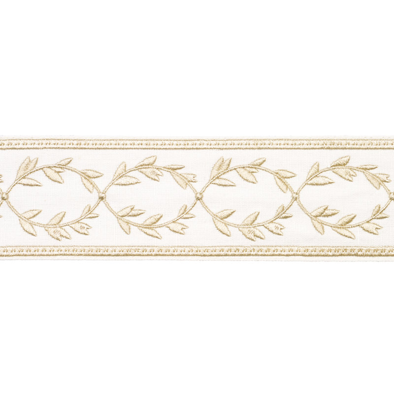 Schumacher X Paloma Contreras Maison Vine Trim, Ivory