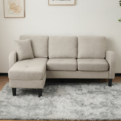 3 Seater Cotton Blend Sofa