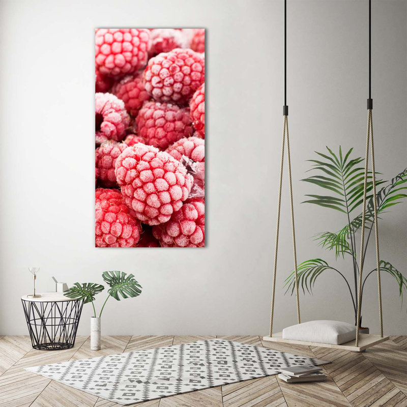 Raspberries - Wrapped Canvas Print