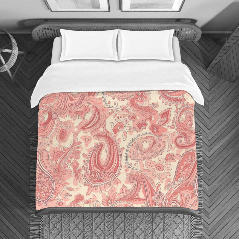 Paisley Bedding, Twin Duvet Cover