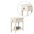 Hodapp Transitional Rectangular 1-Drawer Accent Table in White
