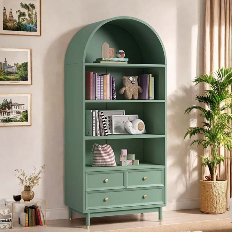 Simple modern style display cabinet, Green