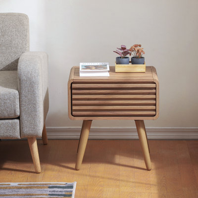 Bria End Table with Storage