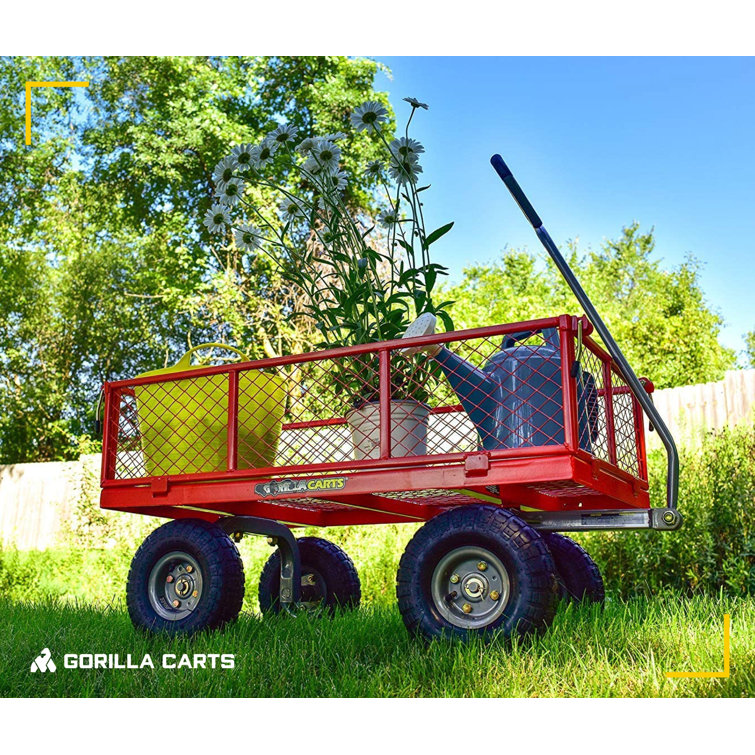 Gorilla Carts 1200 lbs Heavy Duty Steel Utility Cart