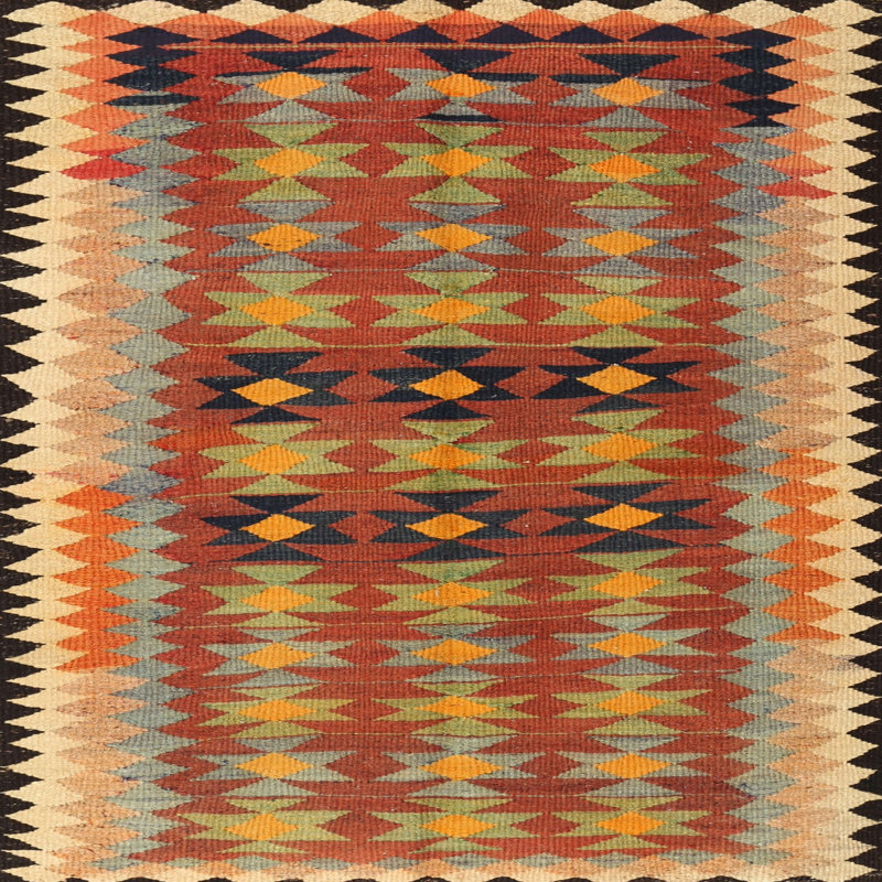 Yetter Southwestern Indoor Rug, Round 4'