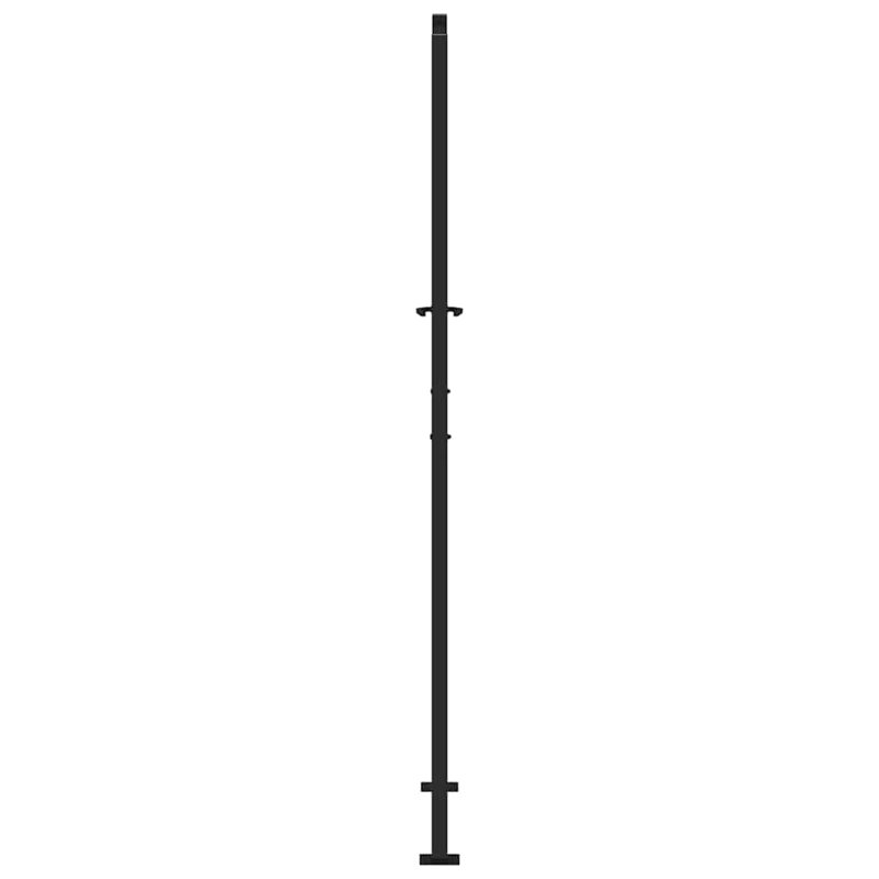Weathering Steel Gate, 105 x 205 cm, Black
