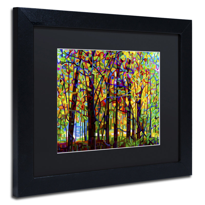 Reproduction d'art sur toile matte "debout", H 11 po x l 14 po x P 0,5 po