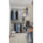 Grid 65" W - 113" W Corner Closet System (Can be Cut to Fit)-1421438575