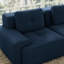 Canapé d'angle modulaire en velours côtelé avec ensemble de 4 places et repose-pieds rembourré Boneless-1206917320