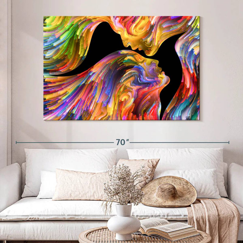 Avery Abstract Affection, H 34 po x l 51 po
