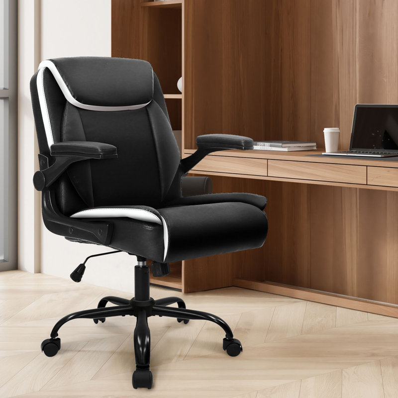 Chaise de bureau Nakysha, Noir