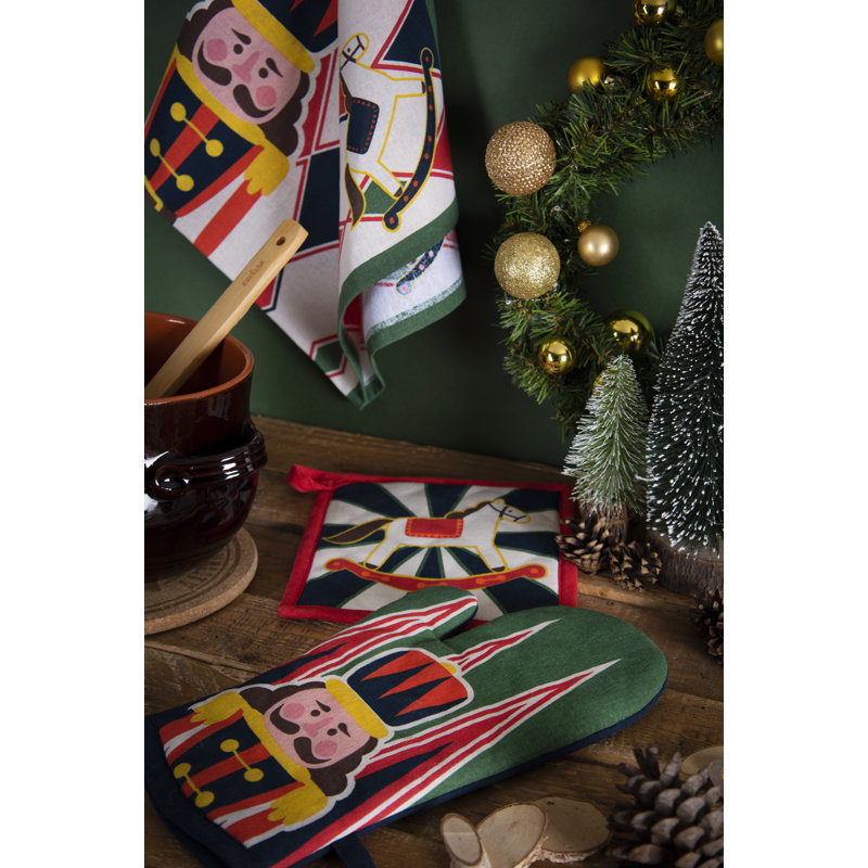 Excelsa Vintage Christmas Cotton Potholder