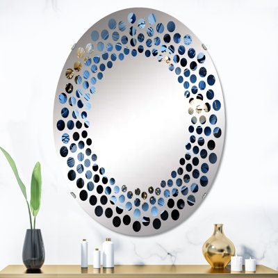 Miroir mural oval