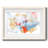 Whitewash Sunset II - Matted and Framed Under Acrylic Glass, Large Living Room Wall Art-703124555-703124554