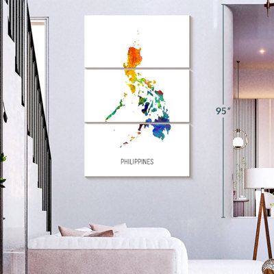 Carte d'aquarelle à Aliaz, Philippines I