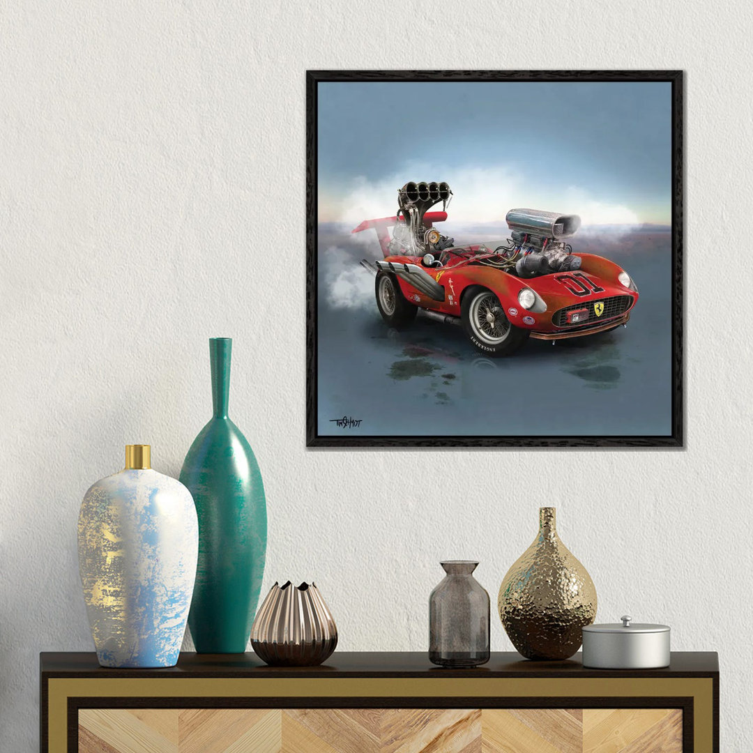 Smokin' Hot Rod von Tim Schmidt - Galerie-umwickelte Leinwand Giclée auf Leinwand