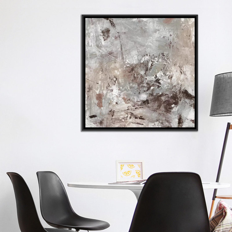 « display i », impression sur toile, H 18 po x l 18 po x P 1,5 po, Toile avec cadre noir, Pas de tapis