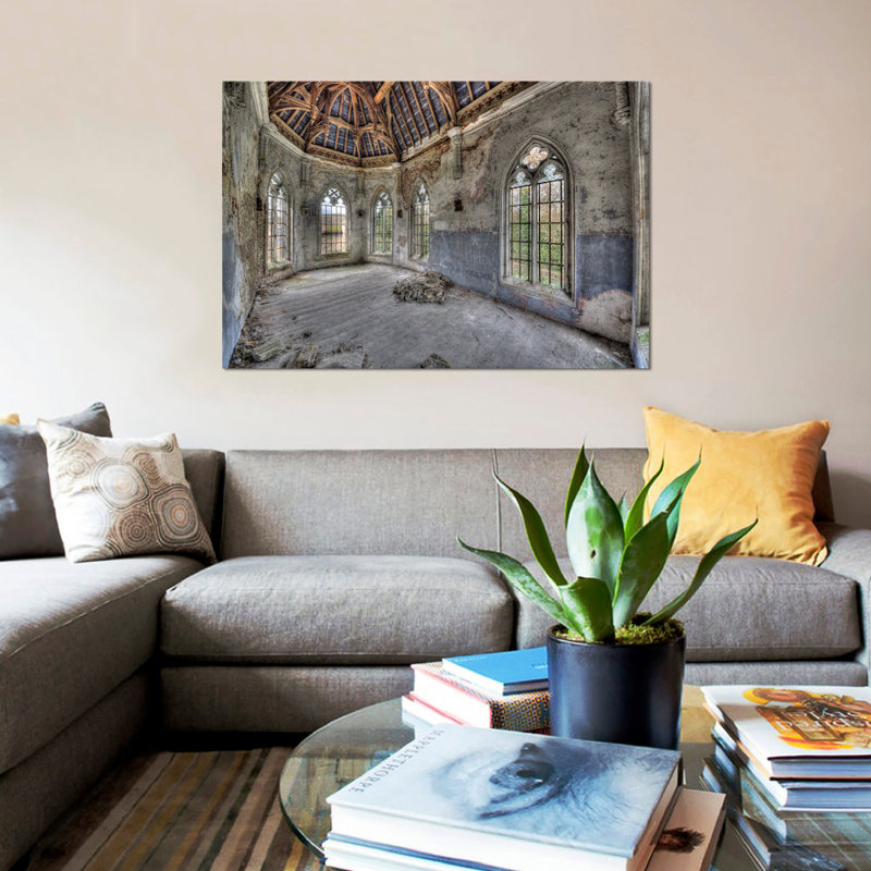 « chateau hogemeyer », reproduction de photo sur toile, H 12 po x l 18 po x P 1,5 po, Toile tendue, Pas de tapis
