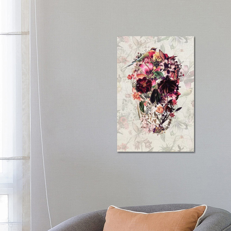 New Skull by Ali Gulec - Wrapped Canvas Gallery-Wrapped Canvas Giclée, 66.04 cm H x 45.72 cm W x 1.91 cm D
