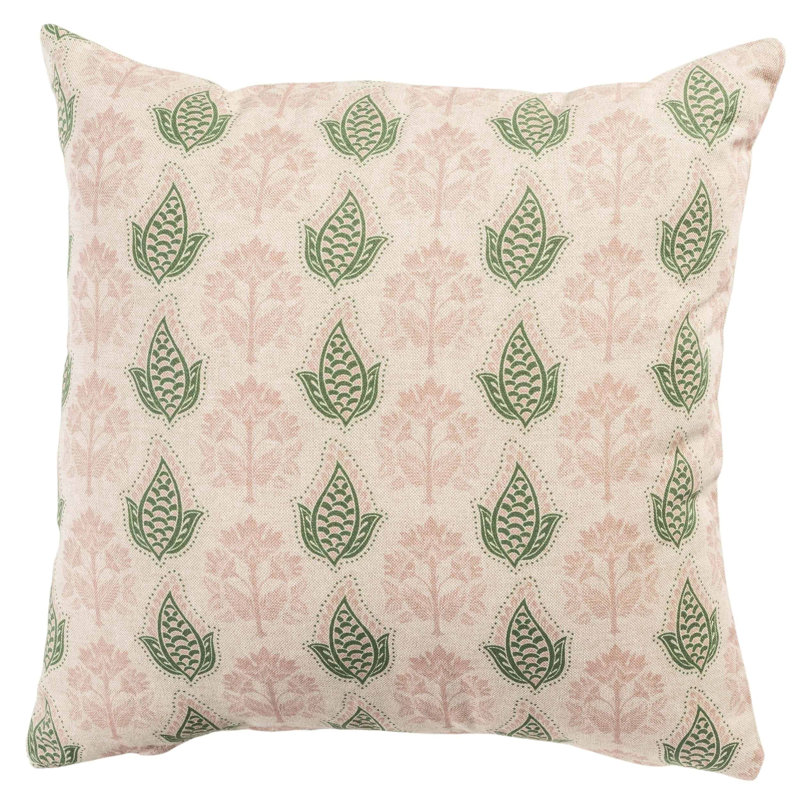 Floral Cushion, 43x43cm, Feather filled