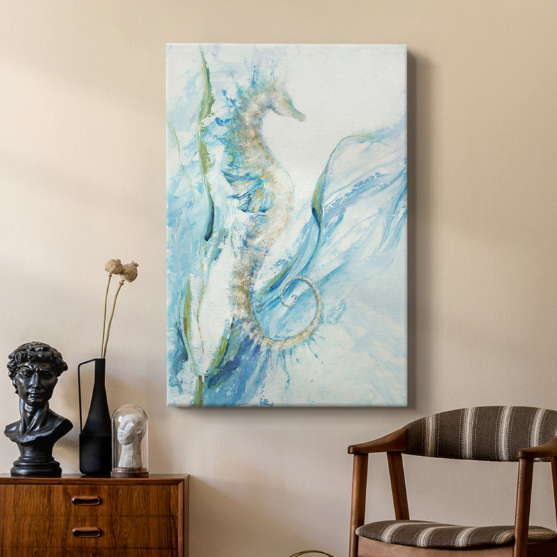 Nouvel hippocampe - galerie Cavas sur mesure, H 48 po x l 32 po