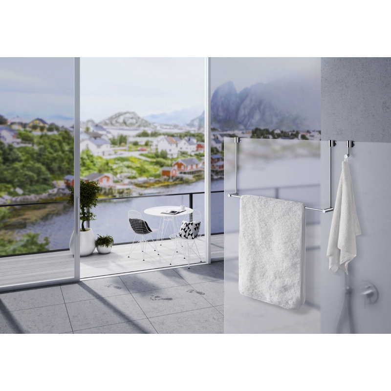 No Drill over glass robe hook 