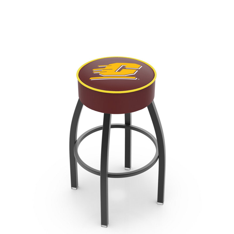 Tabouret de bar et de comptoir NCAA, Central Michigan, Noir, Tabouret de bar (assise de 30 po de hauteur)