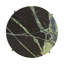 Table d'appoint ronde ronde en marbre vert