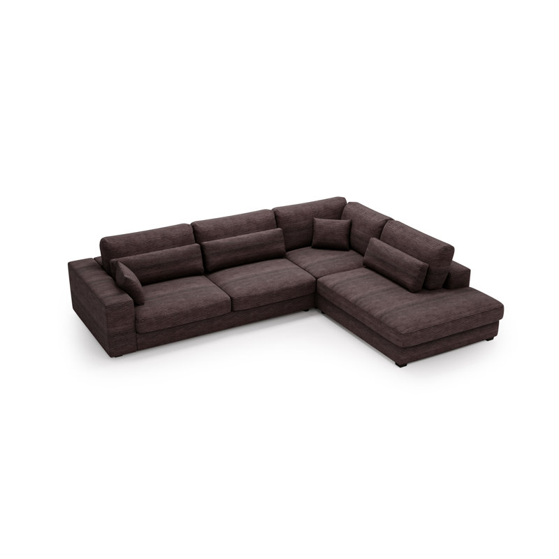 Tammera 3 Seater Corner Sofa , Brown