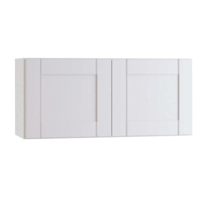 Gallery Express Mercer Assembled 30 in W X 12 in D X 12 in H Wall Bridge Kitchen Cabinet with Sft Close