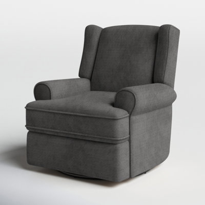 Claudina 33"" Wide Manual Glider Wing Chair Recliner -  Birch Lane™, 1A4FA5E9C2644D28BFABBCD885999CE4