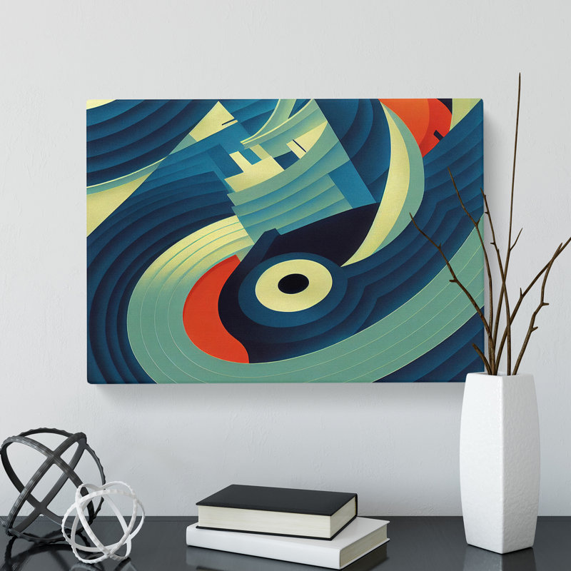 Super Modern Abstract - Wrapped Canvas, 50cm H x 76cm W x 3cm D