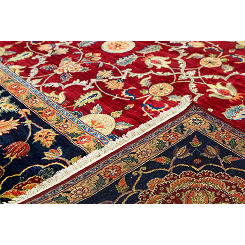 Wool Floral Area Rug