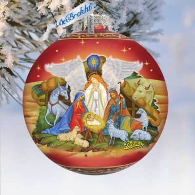 5.5'' Glass Ball Ornament