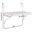 Pennock Rectangular Outdoor Balcony Table - 60 cm W 40 cm D-1174852010