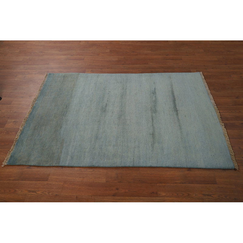 Tapis bleu 3 pi x 5 po Gabbeh