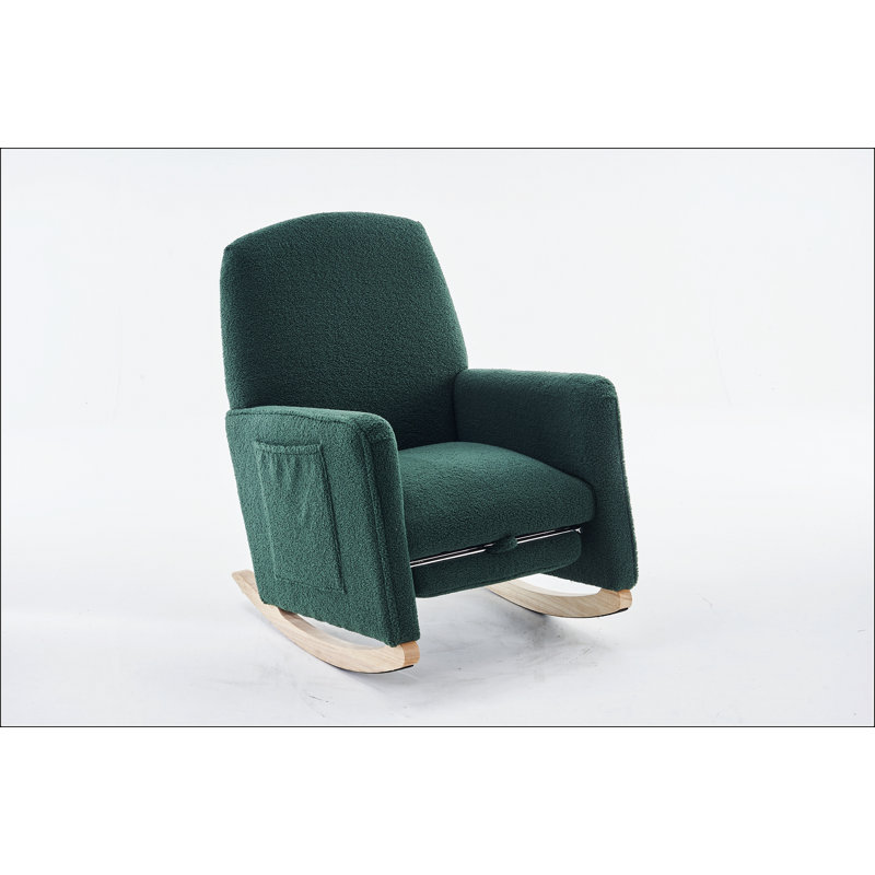 Chaise berçante Teddy, Vert
