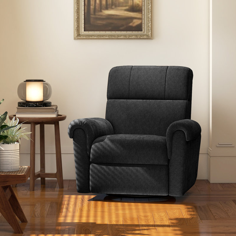 Fauteuil inclinable électrique, fauteuil inclinable rembourré avec ports USB, noir, Noir