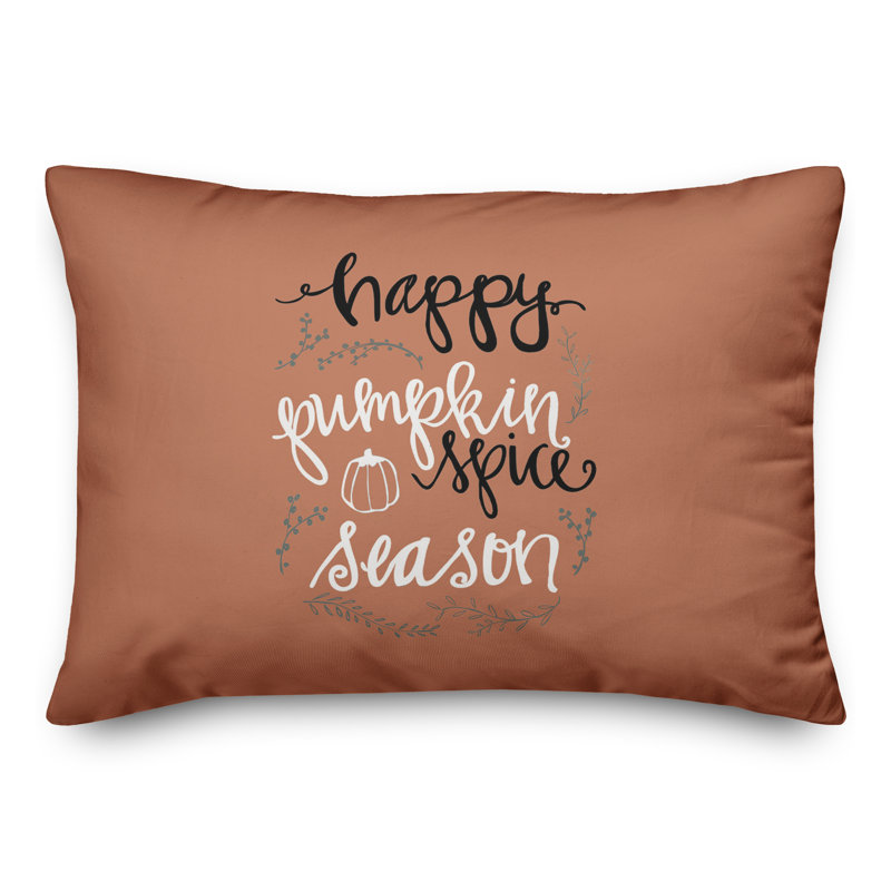  Housse de coussin rectangulaire et insert Happy Season