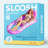 Inflatable Pool Floats Lounger with Cup Holders Foot Rest-97744162