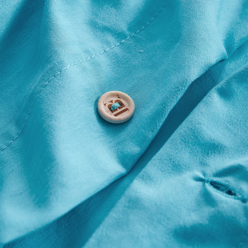 Ensemble d'édredon en duvet synthétique Ultra Cozy, Édredon pour lit simple TG + 1 taie décorative, Turquoise