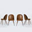 Chaises de salle à manger rembourrées H 33 "avec dossier solide en tissu Hudhaifa, ensemble de 4, pour salon, salle à manger, café-1326734860-1303098663