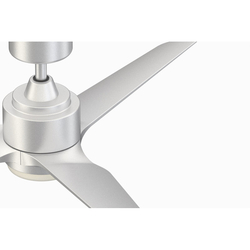 TriAire Custom Indoor/Outdoor Ceiling Fan DC Motor- Silver, Silver