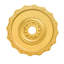 Oracle large round escutcheonin Oil Rub Bronze-637486245