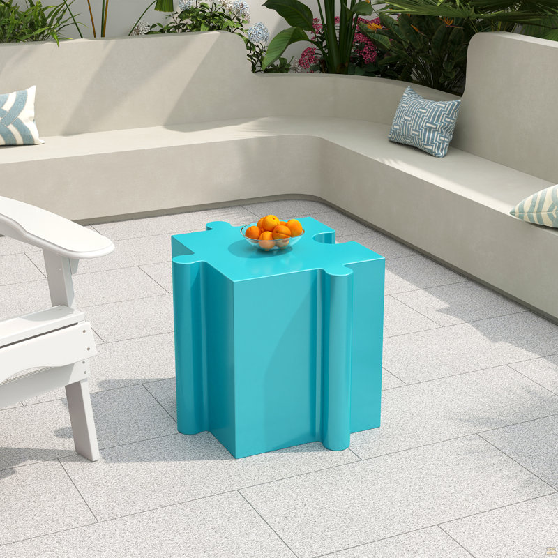 Table d'appoint Art, Bleu clair