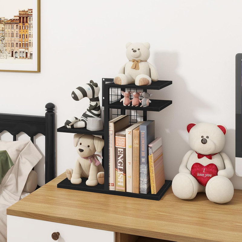 Desktop Bookshelf, Black