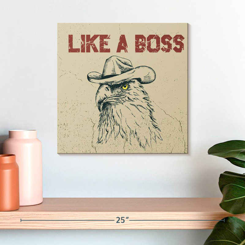 Lelar Boss Cowboy Eagle, 16" H x 16" W