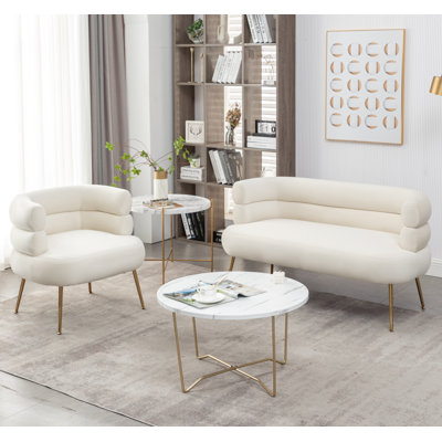 Demetrius  50'' Upholstered Loveseat